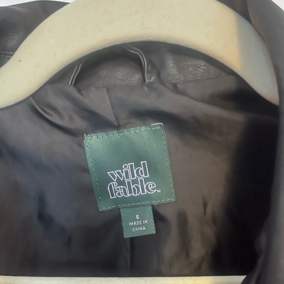 Faux leather bomber jacket - Picture 2 of 5